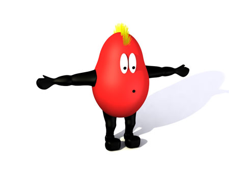 3D render of a Character - Little Guy